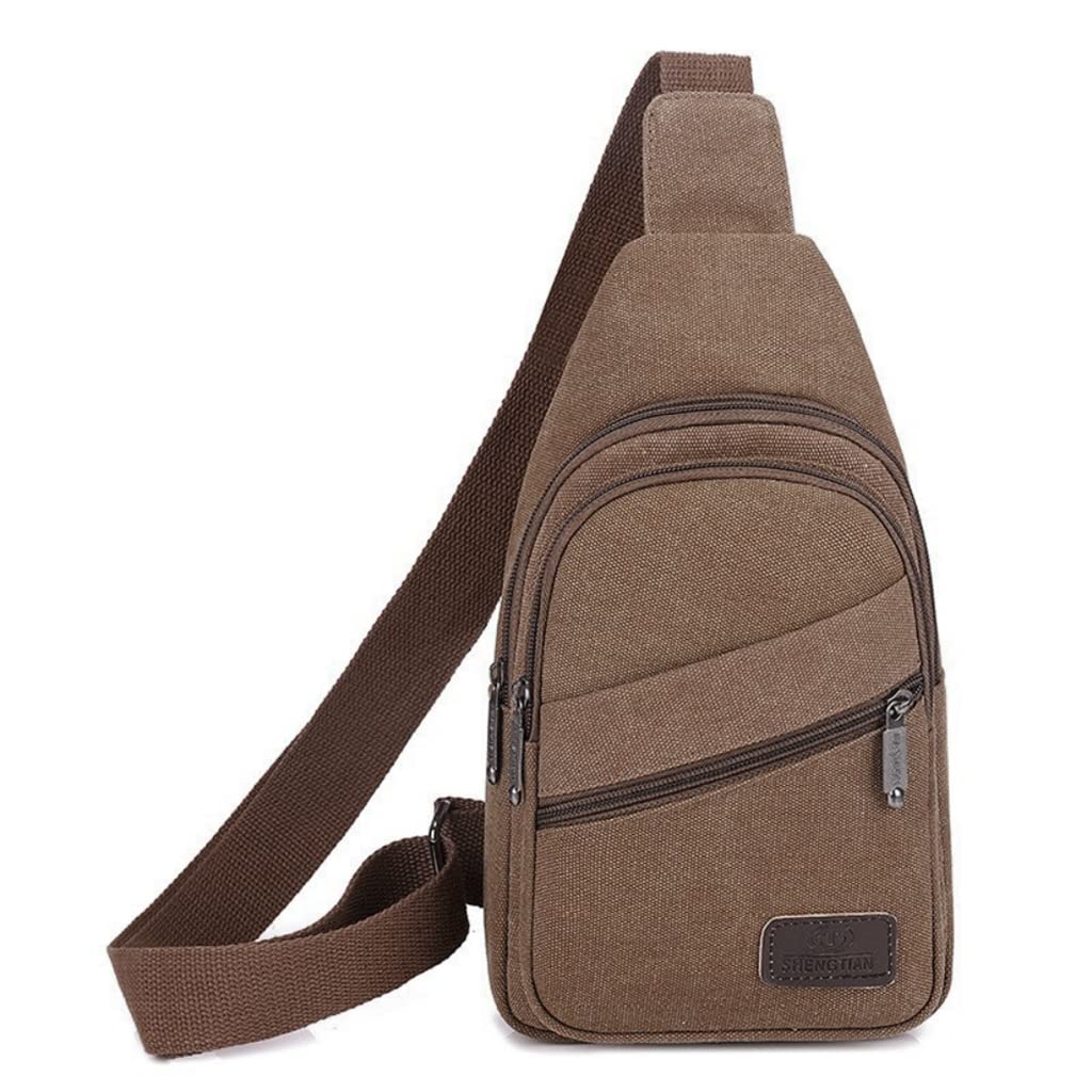 GUSTAVE Cross Body Bag for Men Women with Adjustable Strap Anti-Scratch Shoulder Bag Large Crossbody Bag for Commuting, Travel, Outdoor Activities, Cycling(Khaki) GUSTAVE Cross Body Bag for Men Women with Adjustable Strap Anti-Scratch Shoulder Bag Large Crossbody Bag for Commuting, Travel, Outdoor Activities, Cycling(Khaki)
